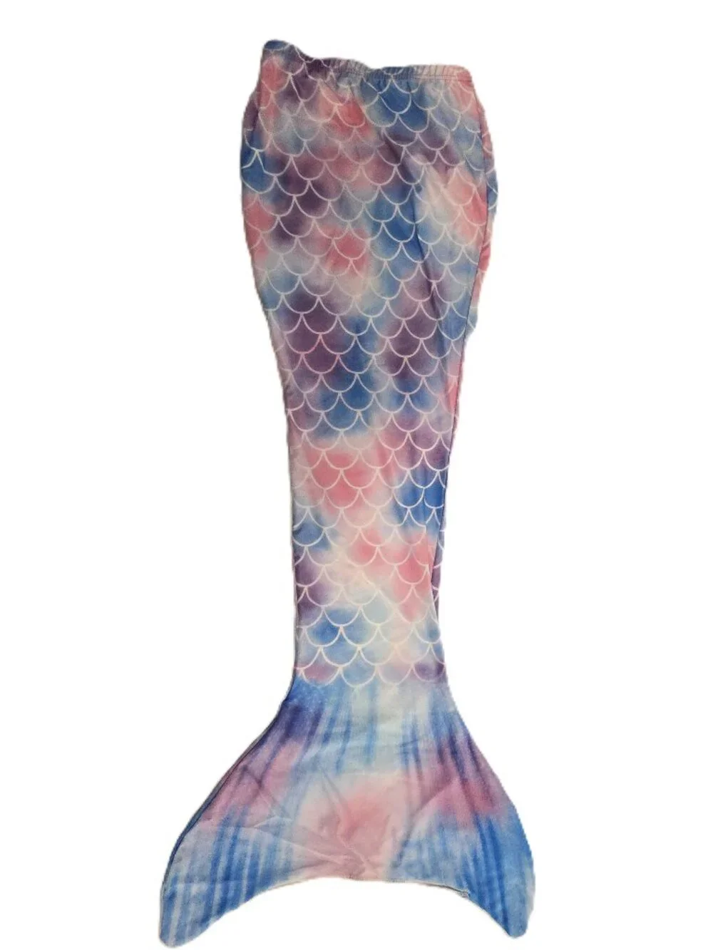 Girls Mermaid Tail Size 6-6X Hole for Feet Blue Pink Purple Dress-Up NO TOP